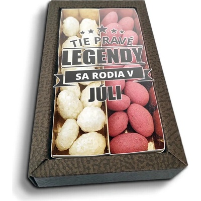 Sablio Mandle v čokoláde Tie pravé legendy sa rodia v júli 2 x 80 g