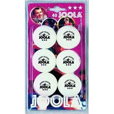 JOOLA Топчета за тенис на маса JOOLA Rossi ***, 6 бр. , бели