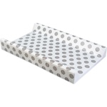 Lorelli Подложка за повиване с твърда основа Lorelli - Бяла със сиви точки, 50 х 80 cm (10130150005) - baby