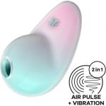Satisfyer 2 в 1 клиторен стимулатор Satisfyer Pixie Dust зелен