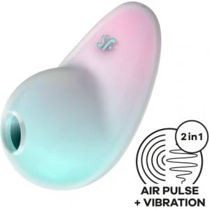 Satisfyer 2 в 1 клиторен стимулатор Satisfyer Pixie Dust зелен