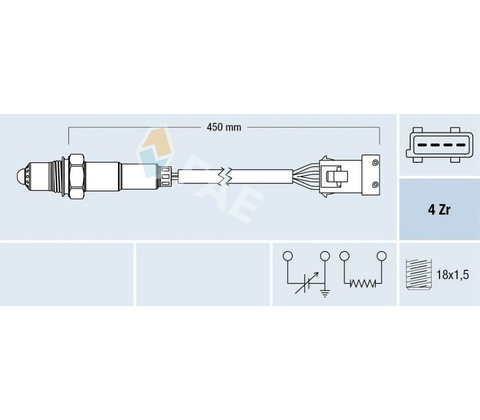 Lambda sonda FAE 77165