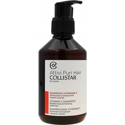 Collistar C Brightening Revitalizing Rozjasňujúci šampón pre farbené vlasy s vitamínom 250 ml