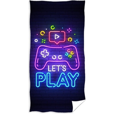 Carbotex Osuška Gamer Let's Play 70 x 140 cm