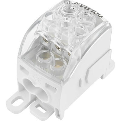 Eleman Blok pro rozdělení fází PDB 160 1pól., 160A, 690V, šedý/průhl. víko, DIN, 6710
