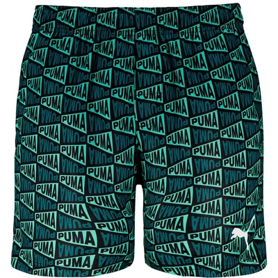 PUMA Бански гащета Puma 701237075 swimming shorts - Green (Emerald Green Combo)