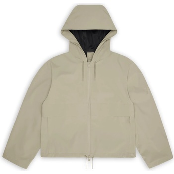 Rains Дамско водоустойчиво яке Rains Women's Suva Hardshell Short String W Jacket Waterproof jacket - Beige (102-4550-0513)