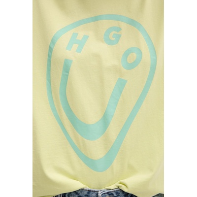 HUGO Blue тениска дамски от памук Oversized_Tee_B (50560783)