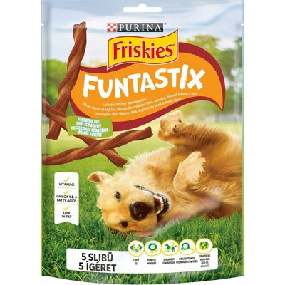 Friskies Funtastix příchuť slaniny a sýra 175 g