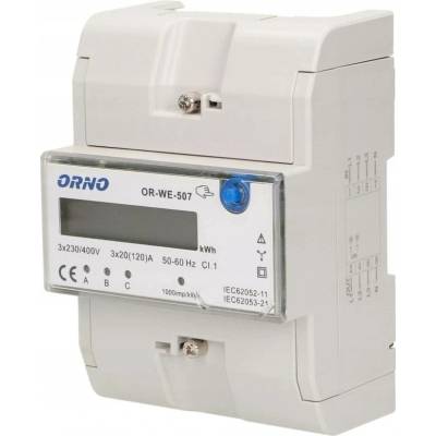 Elektroměr Orno 120 A 5 modulů IP20