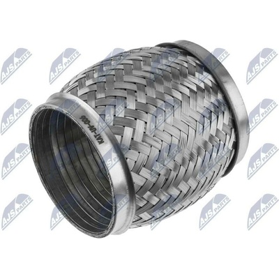 NTY Pružná spojka výfuku 76MM X 100MM/ocelový nerezová (UV-006)