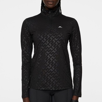 J.Lindeberg Lauryn Deboss Mid Layer Bias Bridge Black