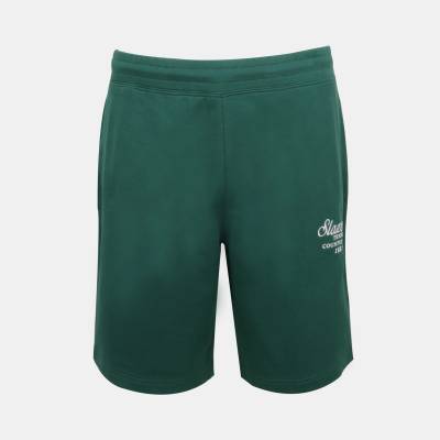 Slazenger Поларени къси панталони Slazenger Men's Fleece Jogger Shorts - Green
