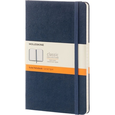 Moleskine Zápisník L tvrdé desky modrý linkovaný A5 120 listů – Zboží Živě