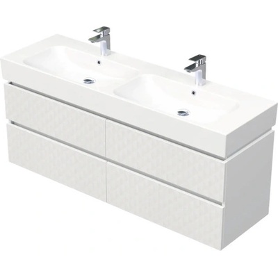 Intedoor STORM 3D bílá matná 150 x 66 x 46,5 cm STORM 3D 150D 4Z B073