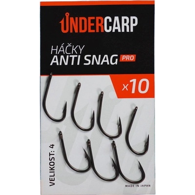 UnderCarp Anti Snag PRO vel.4 10 ks