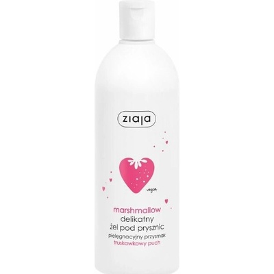 ZIAJA Marshmallow Jemný sprchový gél s vôňou jahodového obláčika 500 ml