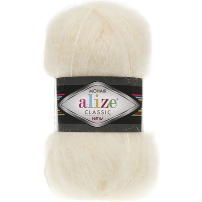 Alize Mohair classic 01 smetanová