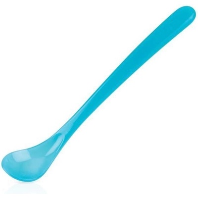 Nuby Lžička termo s dlouhou rukojetí 2 ks tmavě modrá