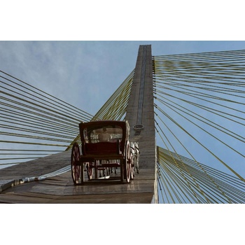 DIMEX ART s. r. o Флизелинов фототапет издигаща се карета 375 x 250 см