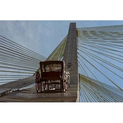 DIMEX ART Флизелинов фототапет издигаща се карета 375 x 250 см
