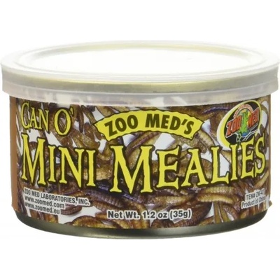 Zoo Med Laboratories Inc Zoo Med Can’O Меаlies - консервирани мини брашнени червеи 35 гр за малки гущери, костенурки, земноводни, птици или тропически риби