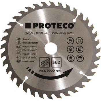 Proteco Kotouč pilový SK 160x2.2x20 36z PK160-36
