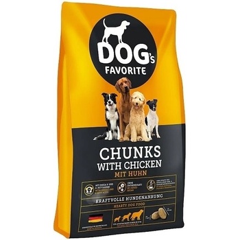 Dog´s Favorite Chunks with Chicken 15 kg