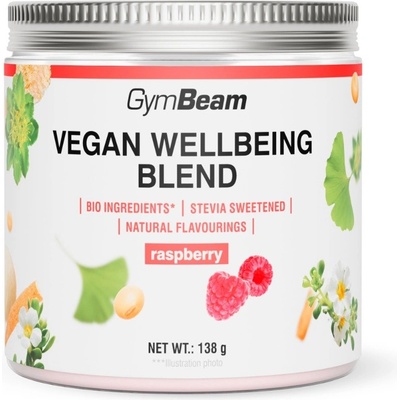 GymBeam Vegan Wellbeing Blend 138 g малина