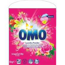 Omo univerzální prací prášek tropical lily & rose 5 kg 100 PD