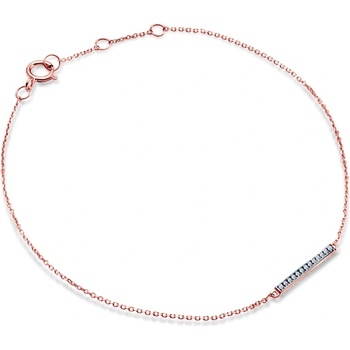 SAVICKI Narukvica Savicki: rozo zlato, dijamanti