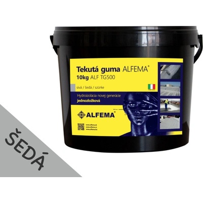 Tekutá guma ALFEMA TG500 šedá 10 kg (DOPRAVA ZDARMA! NOVÉ BALENIE, PÔVODNÁ RECEPTÚRA!)