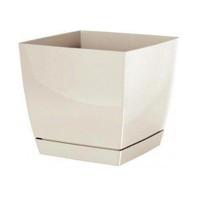 Květináč COUBI hranatý s miskou 13,5 cm