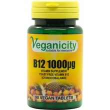 Veganicity Vitamín B-12 1000 mcg 90 tabliet