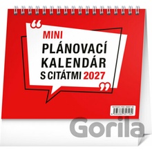 NOTIQUE Stolový Plánovací s citátmi 16,5 x 13 cm 2027