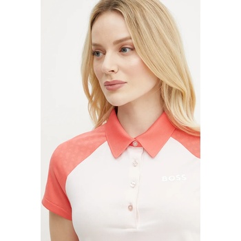 BOSS Тениска с яка boss (50540217)