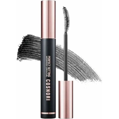 Cosnori Perfect Setting Mascara Waterproof Long & Curl (01 Black) černá prodlužující řasenka 7 ml