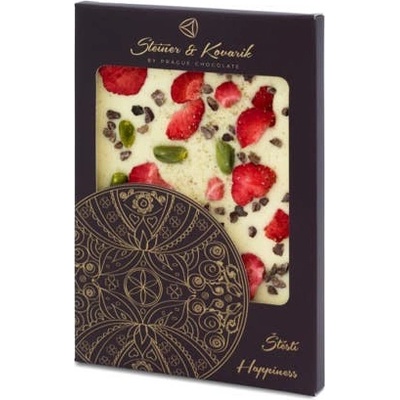 Steiner & Kovařík Čokoládová mandala bílá štěstí 70 g