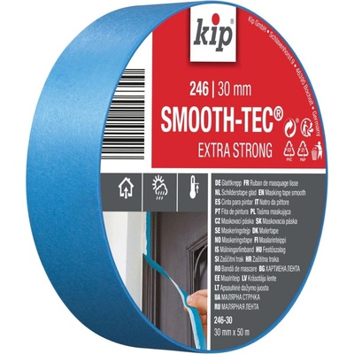 Kip SmoothTec Krepová páska 246 venkovní 50 m × 30 mm 222846