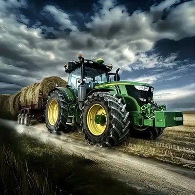 Norimpex - Puzzle Diamant painting: Tractor in action 30x40cm - 1 - 39 piese