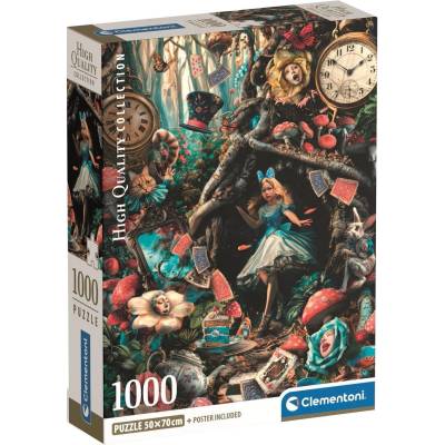 Clementoni Пъзел Clementoni от 1000 части - Още един ден в Страната на чудесата (39935)