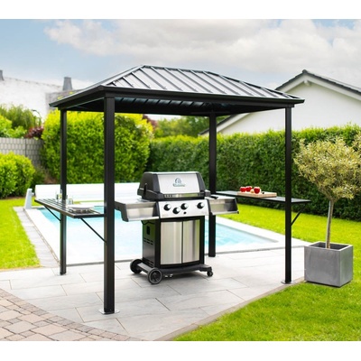 BBQ Grill Sojag Dakota, 178 x 243 x 246 cm antracitový