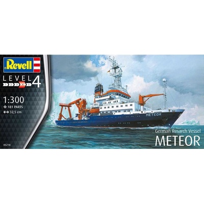 Revell German Research Vessel Meteor Plastic ModelKit 05218 1:300