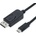 Roline Кабел Roline 11.04. 5836, от USB 3.1 Type C(м) към Display Port(м), 2m, черен, 8K@60Hz (11.04.5836)