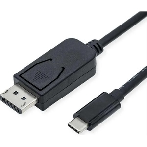 Roline Кабел Roline 11.04. 5836, от USB 3.1 Type C(м) към Display Port(м), 2m, черен, 8K@60Hz (11.04.5836)