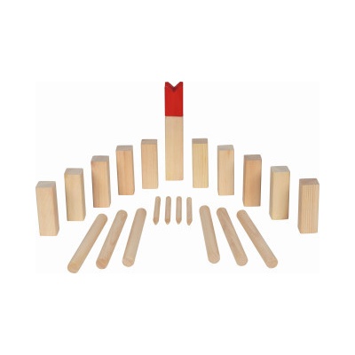 KUBB Spiel inkl. Baumwollbeutel,
