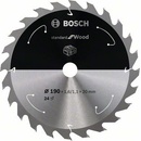 Bosch Pilový kotouč Standard for Wood pro akumulátorové pily 190 × 1,6/1,1 × 20 T24 2608837704