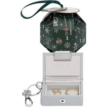 Stackers Ключодържател с висулка Stackers Nano in Bauble в опаковка за подарък сив (76433)