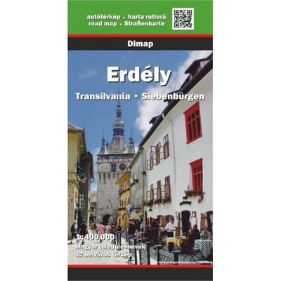 Transylvánia Transylvania road map Erdély AM