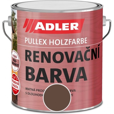 Adler Česko Renovační Barva na dřevo 2,5 l hnědá